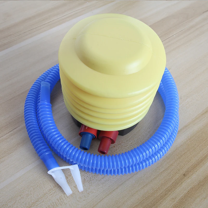 1pc Mixed Color Air Pump Inflator Tool Hand Push Plastic Baby Shower Wedding Birthday Party Balloon Portable |