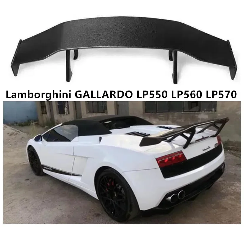 Спойлер для Lamborghini GALLARDO LP550 LP560 2004-2013 заднее крыло губа хвост багажника спойлеры из