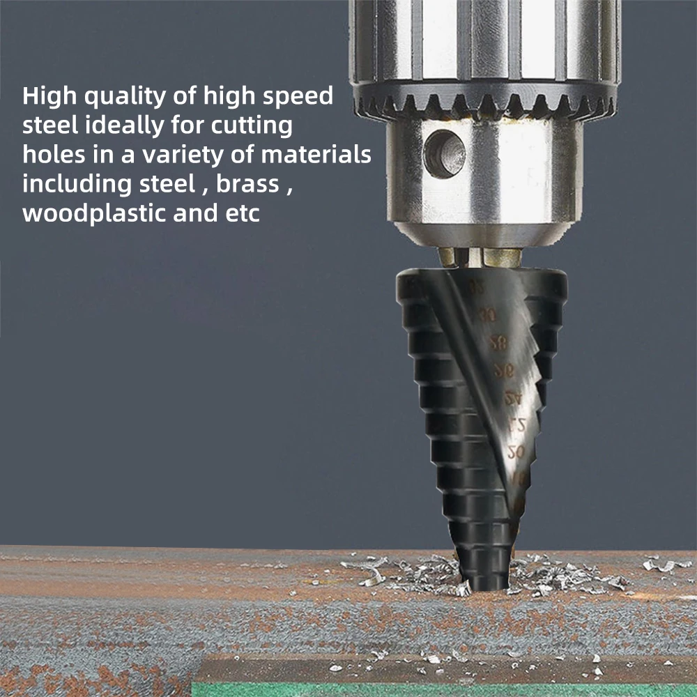 Набор ступенчатых Сверл Из быстрорежущей кобальтовой стали для металла