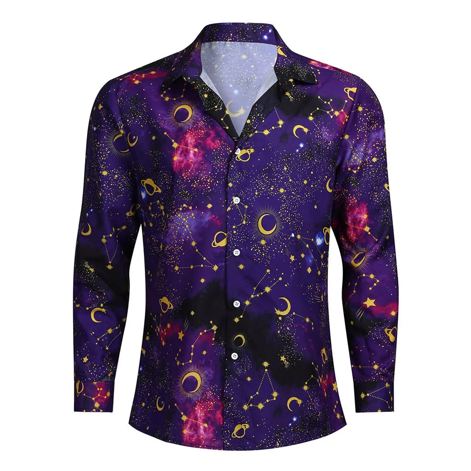 

2024 Men's Shirts Fashionable Men's Shirt Button Gold Shirt Casual Designer Christmas Long Sleeve Tops Men's Lapel Men's Tops