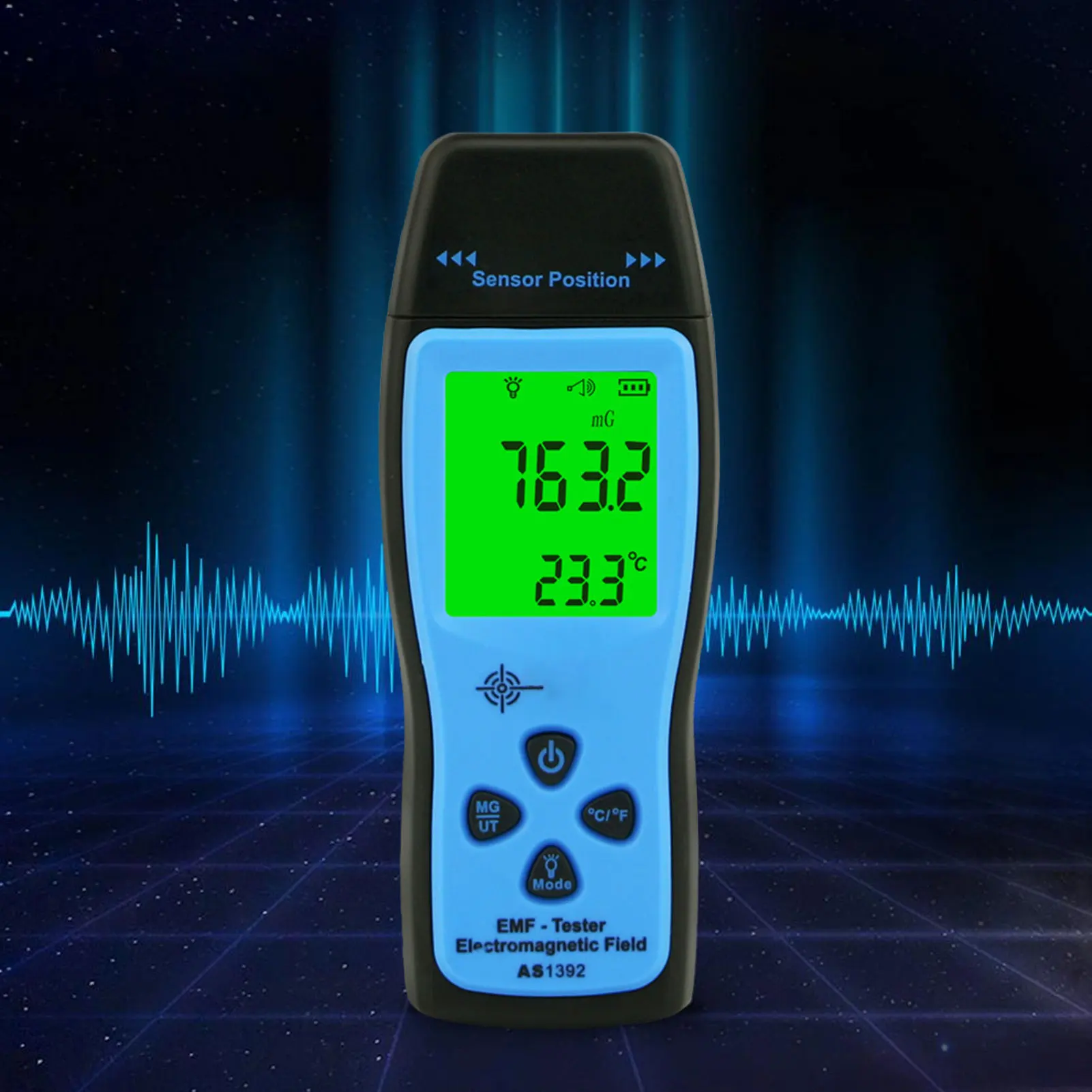 

Handheld Digital EMF Meter Multi-Fields Handheld Digital EMF Meters Paranormal Equipment EMF Meter Dosimeter Tester Counter