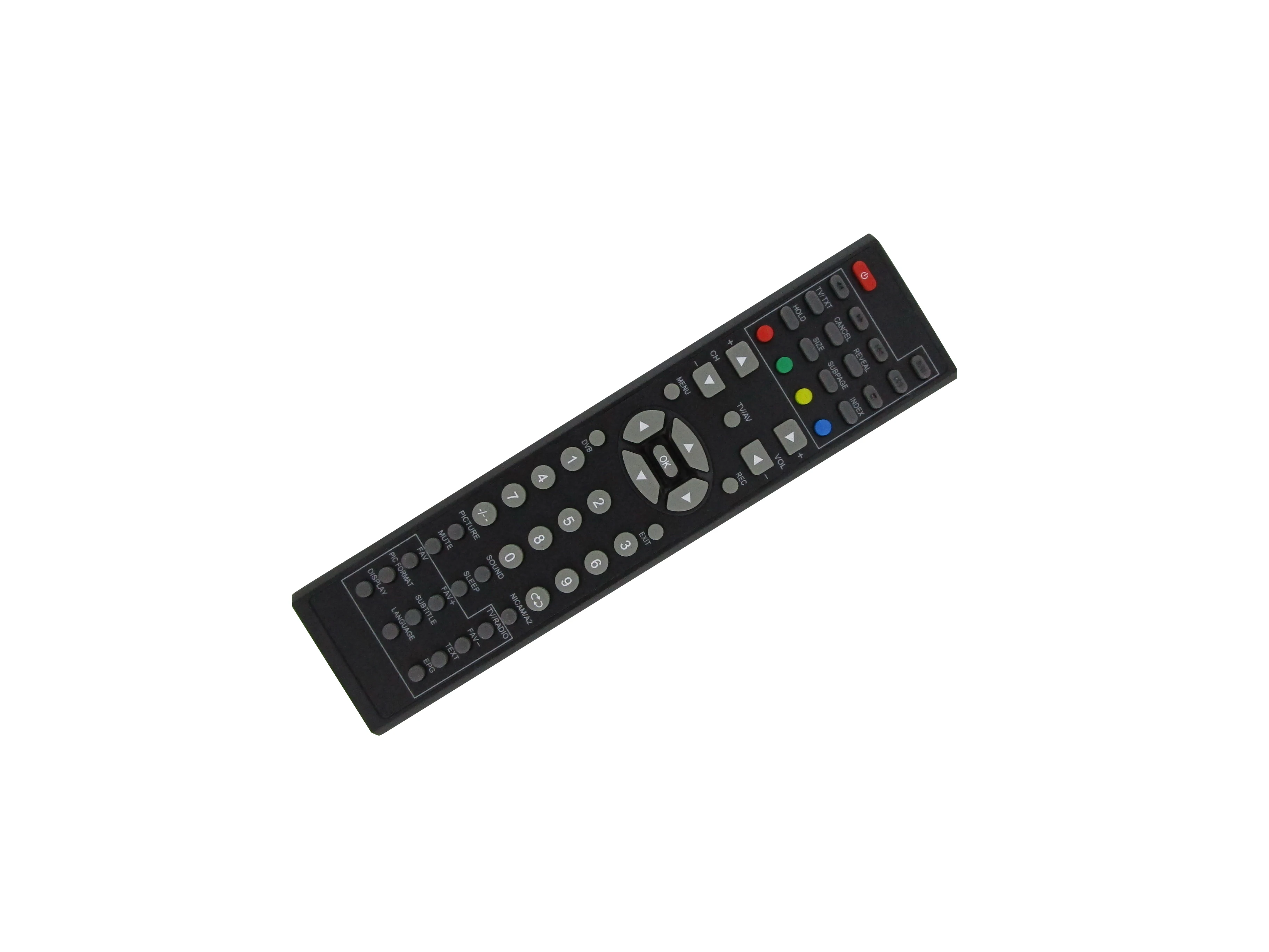 

Remote Control For LENCO DVT-2254 DVL-2253 DVL-2453 DVT-2441 BLACK & United LTW15X99DB TVD1616 Smart HD Ready LCD LED HDTV TV