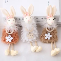 new cute plush doll pendant window decoration bunny ornaments easter