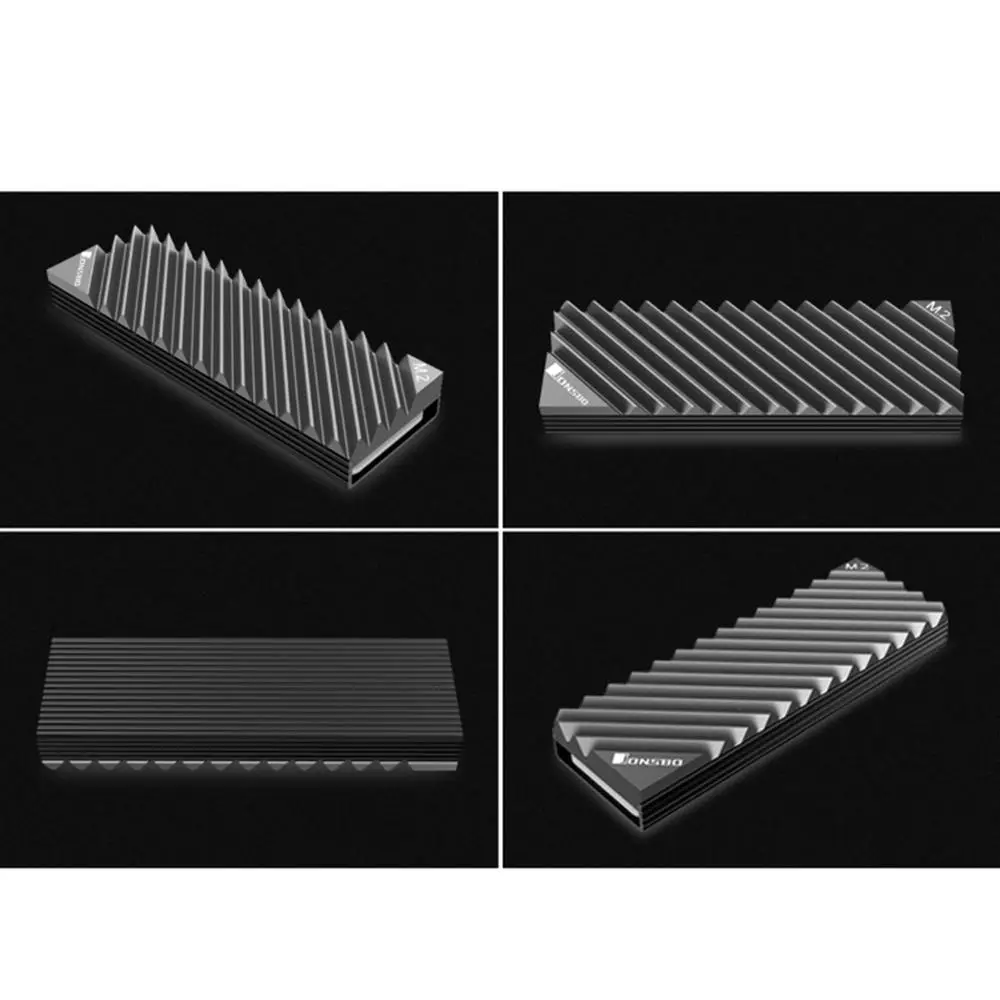 Радиатор Jonsbo M.2 SSD NVMe радиатор M2 жесткий диск алюминиевый с термоподставкой для NGFF