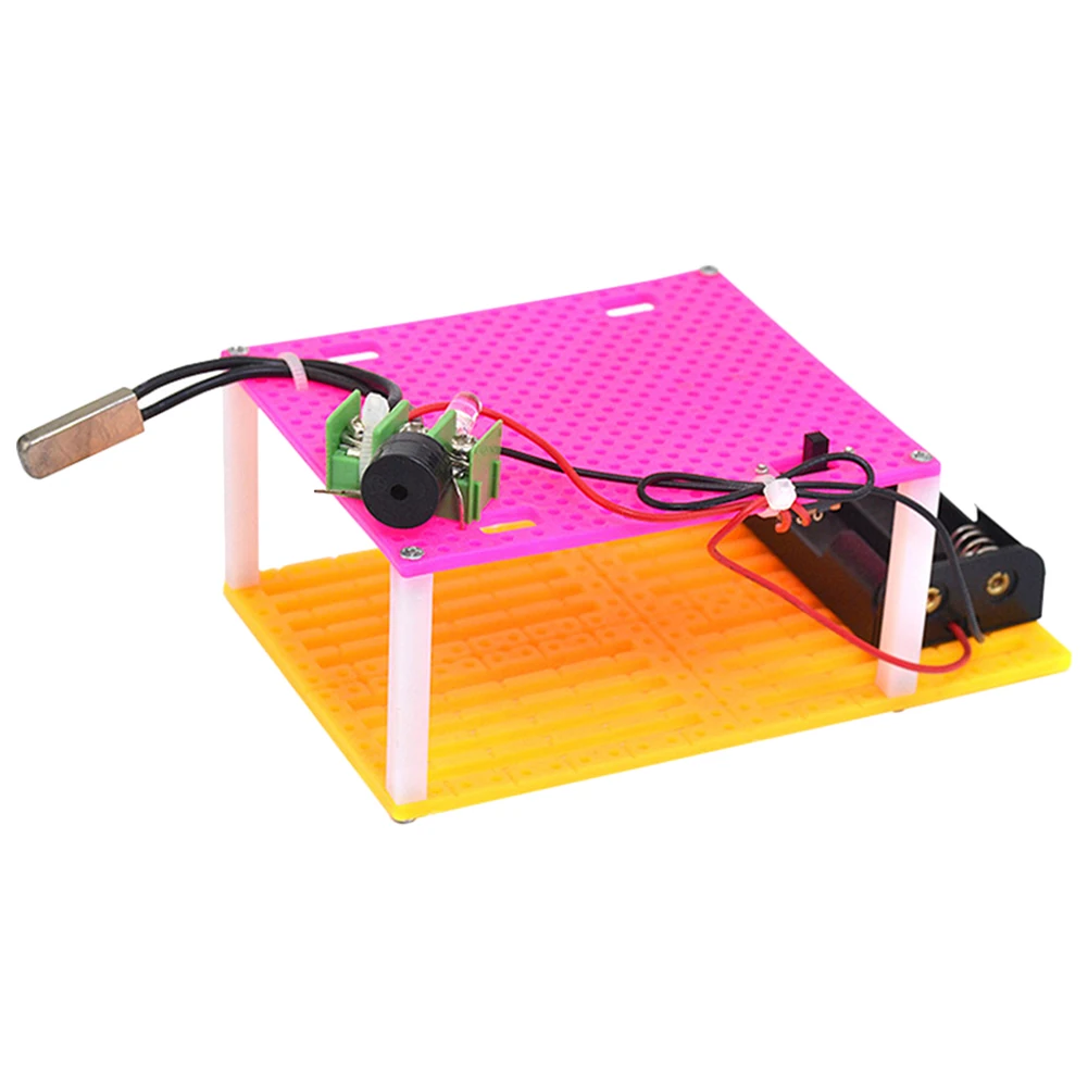 

DIY Science Fire Alarm Device Model Educational Toys Handmade Model for Kid