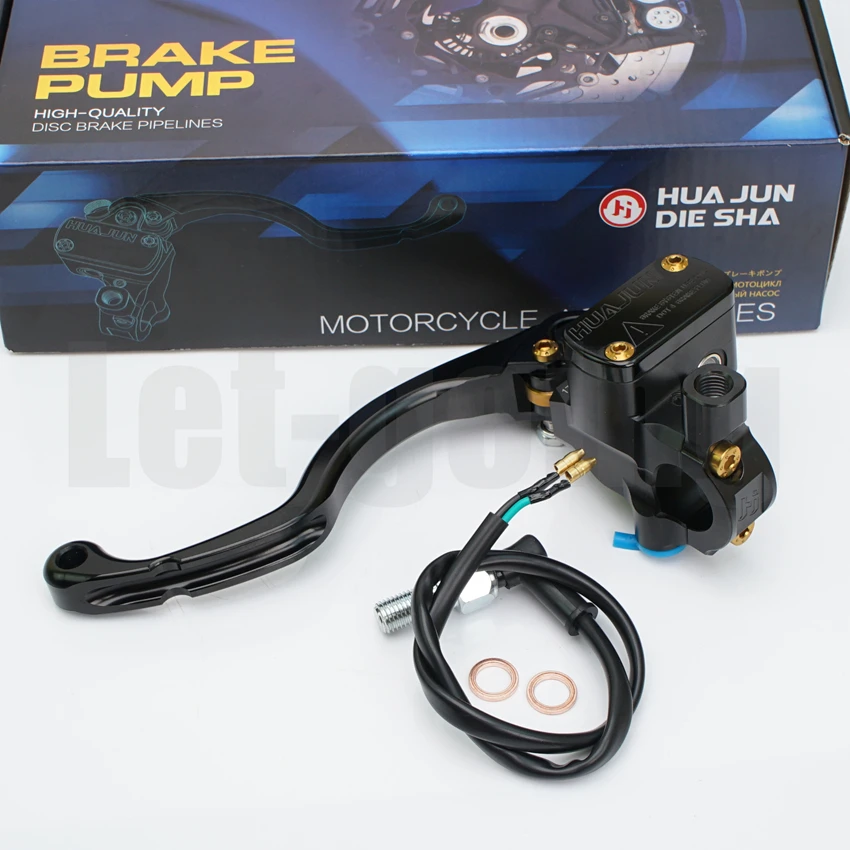 Мотоциклетный RCS поршень 17 мм главный цилиндр тормоз Гидравлический рычаг сцепления Универсальный 22 мм для Honda Yamaha Aprilla BMW гоночный велосипед