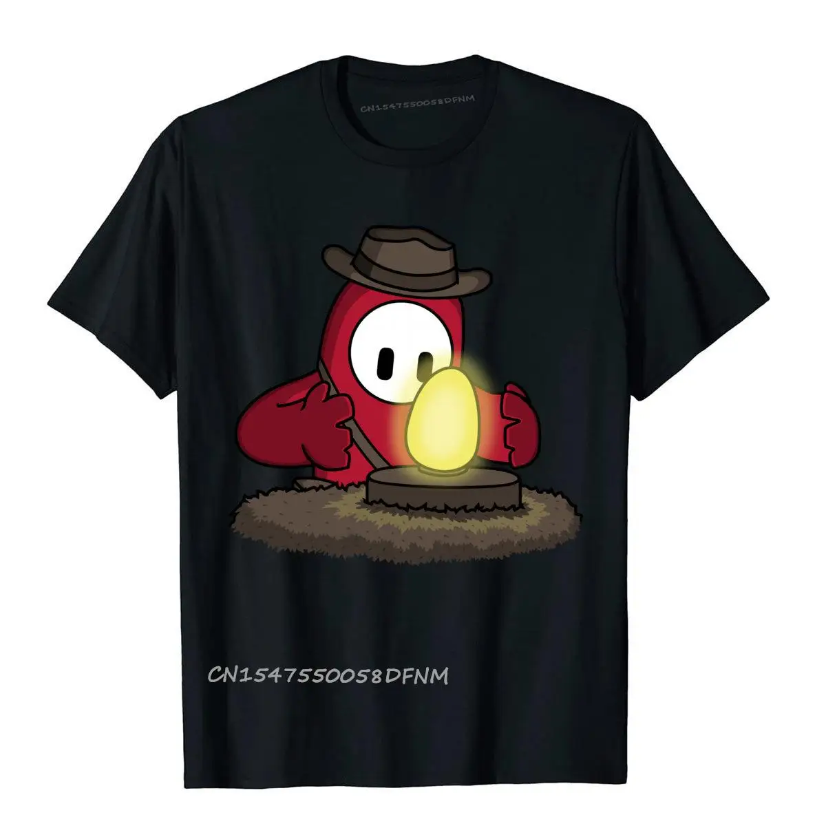 

Latest Mens T Shirts Golden Egg Printed On Tops Shirts Premium Cotton Chinese Style Graphic T Shirts