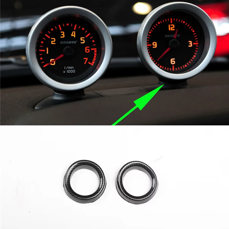 

Цветное украшение для салона автомобиля из углеродного волокна для Smart Brabus 451 Fortwo, аксессуары для модификации рулевого колеса автомобиля