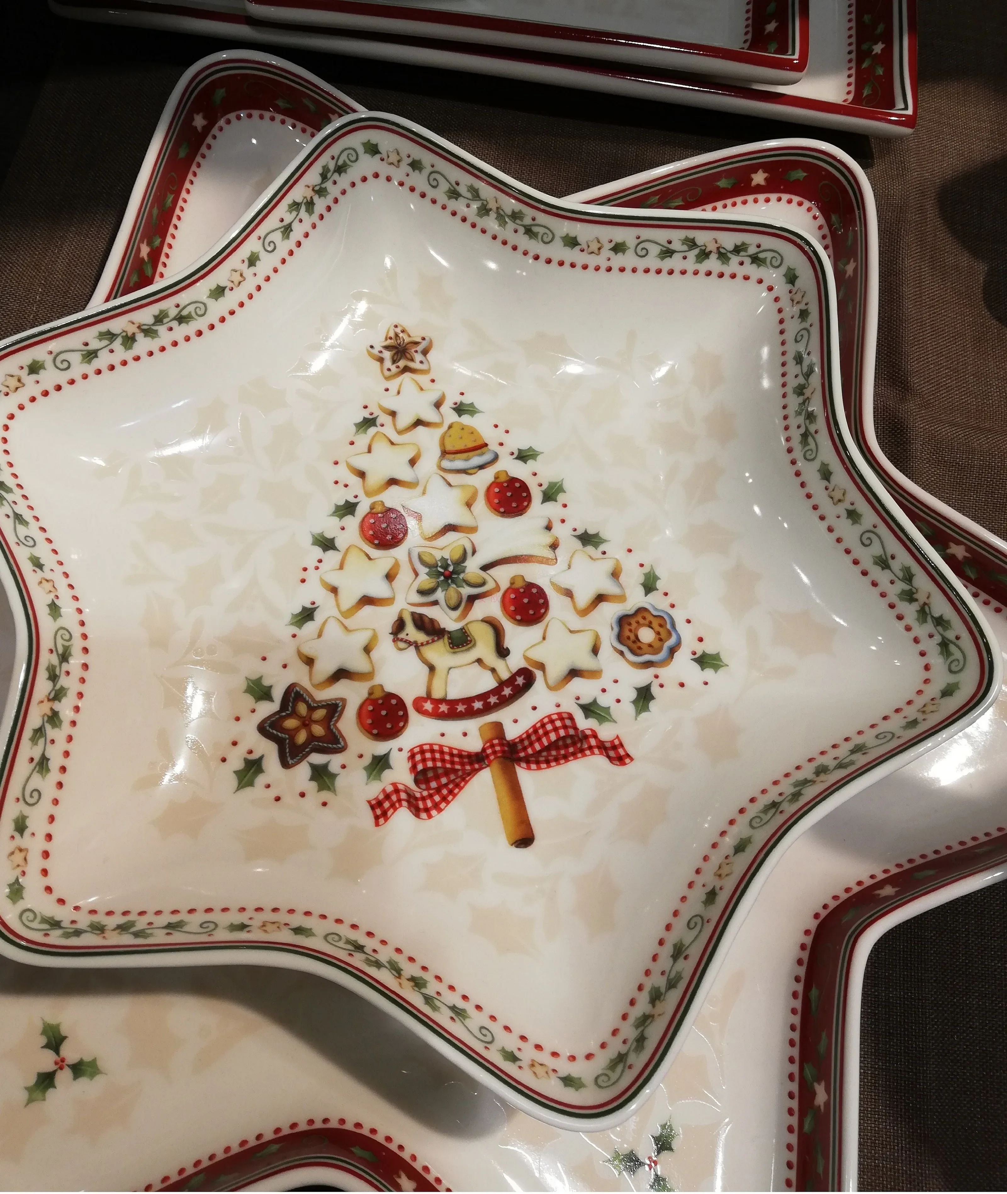 

Немецкая посуда Weibao, Рождественская посуда, тарелка для печенья, прямоугольная тарелка, кофейная чашка, кружка, обеденная тарелка, тарелка для салата, закуски