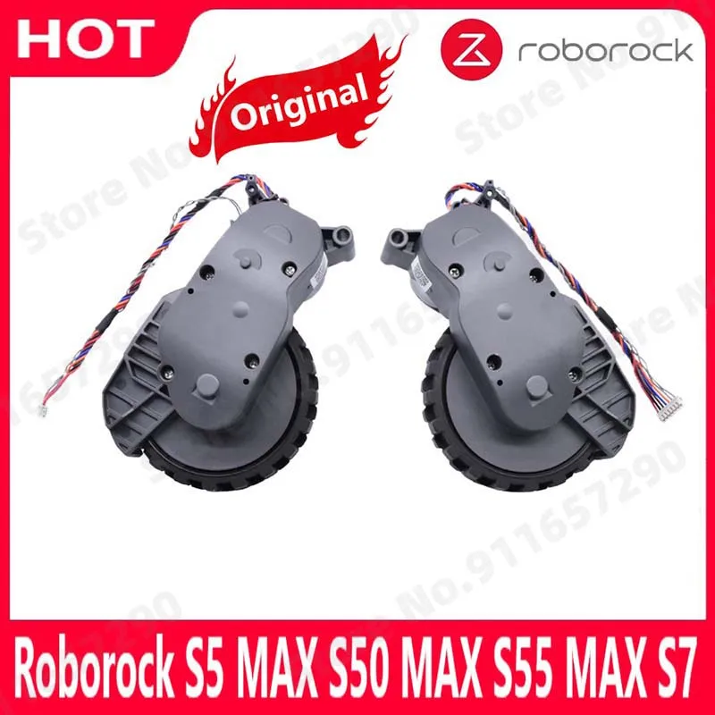 Original Roborock S5 MAX S50 MAX S55 MAX S6 Pure S7 Left and Right Walking Wheels Vacuum Cleaner Parts Wheel Accessories
