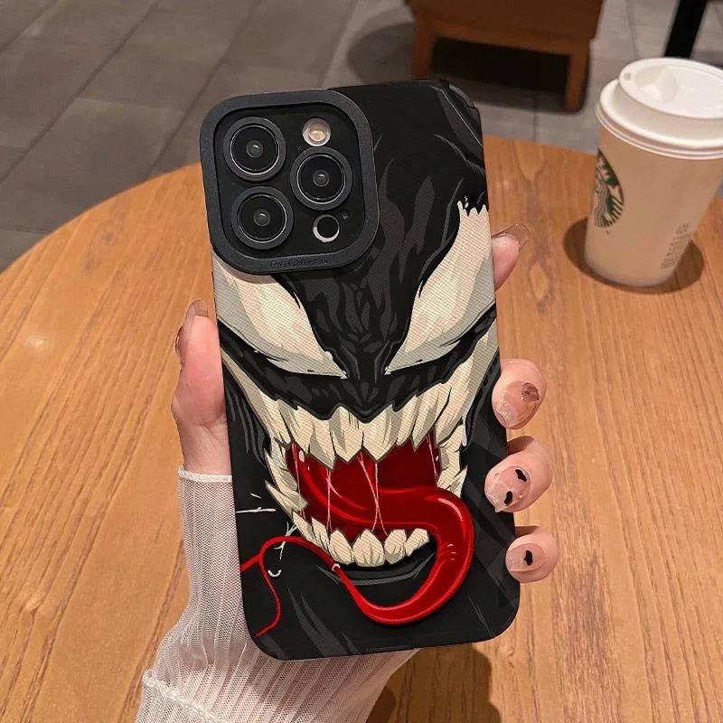 New Cool Ins Movie venoms 3 Pupil Full Screen Phone Case For Xiaomi Redmi 8 9A 9T 9C 10 K20 30 40 Note 7 9 9s 11 Pro 4G 5G