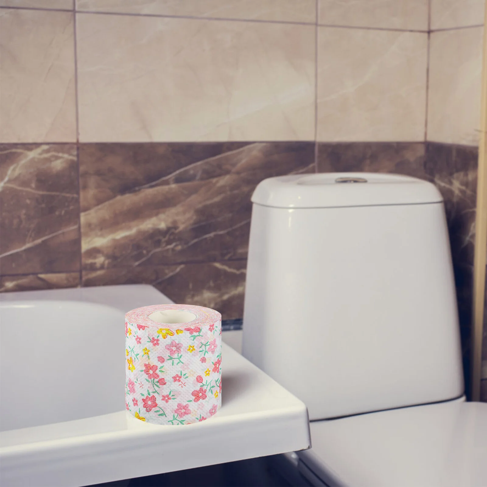 

Toilet Paper Roll Print Tissue Flower Commercial Standard Floral Restaurant Soft Napkin Colored Office Tissues Napkins