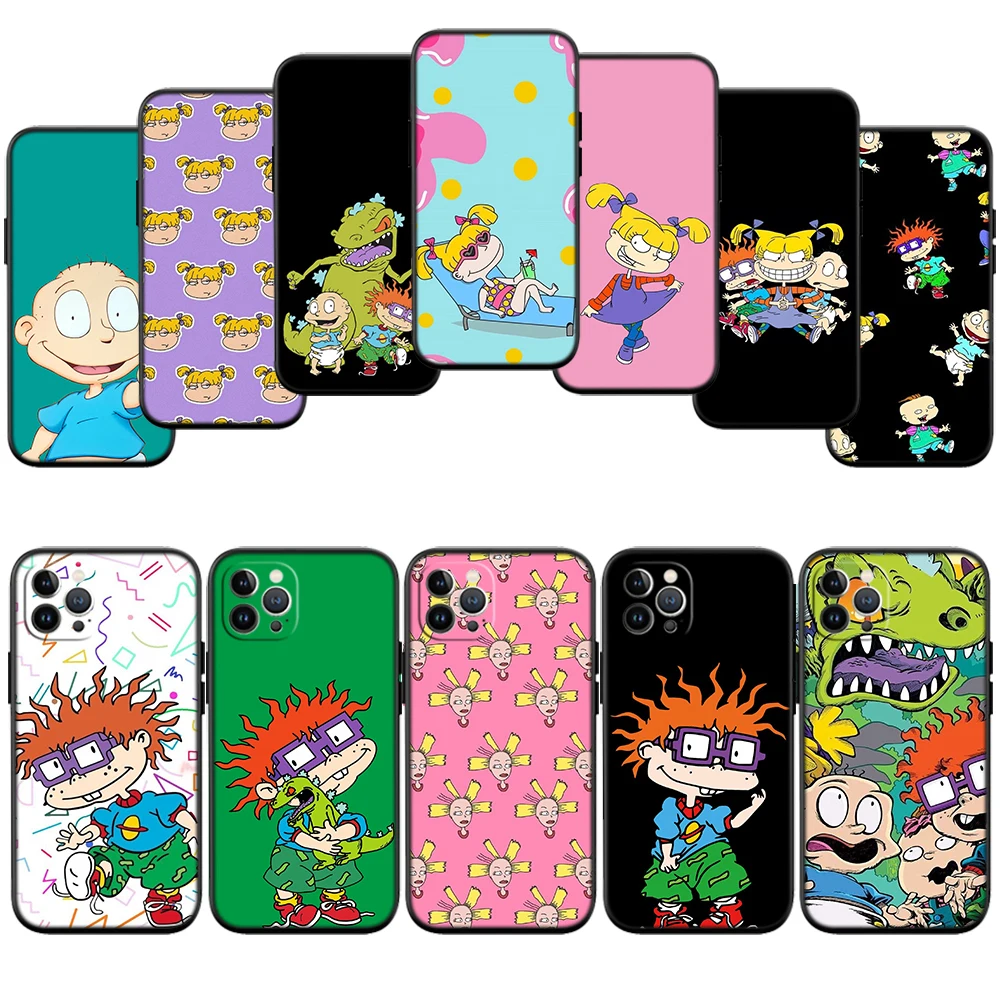 Фото Новый высококачественный чехол IJ47 R-Rugrats для iPhone SE, X, XS, XR, 16E, 17, 11 Pro Max, 8, 7, 6, 6s Plus, Air №3