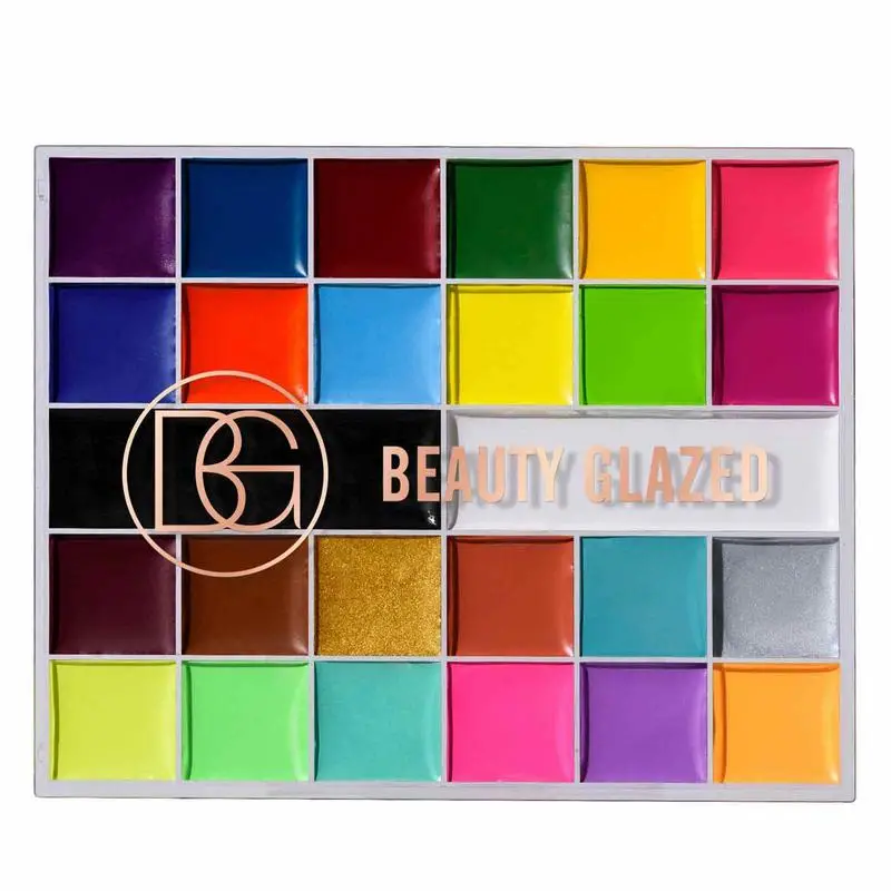 

Face Painting Kit Professional Body Oily Makeup Palette With 26 Colors Multipurpose Makeup Palette For Art Theater Halloween