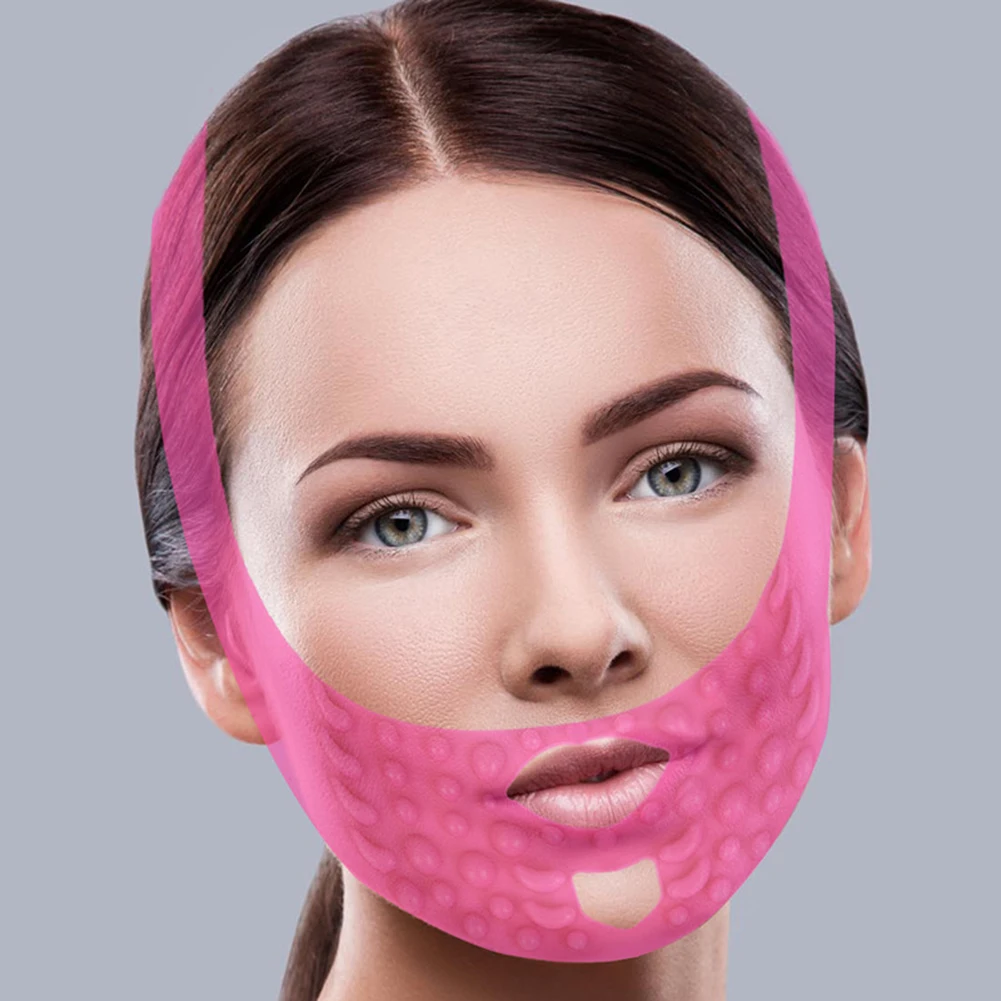 Подтягивающая маска от морщин. Маска для лица. Силиконовый бандаж для лица. Маска для подтяжки лица. Тейп маска для лица.