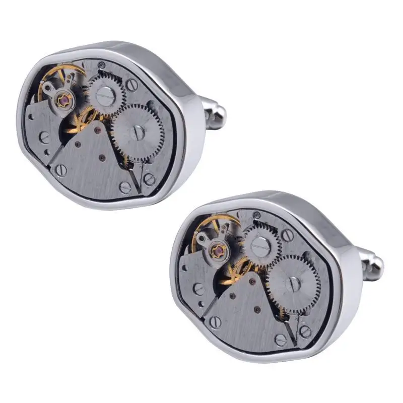 Cufflinks Oval Stainless Steel Sports Cufflinks Can Be  Shirt Suits, Advanced and Popular Cufflinks Suitable for Wearing