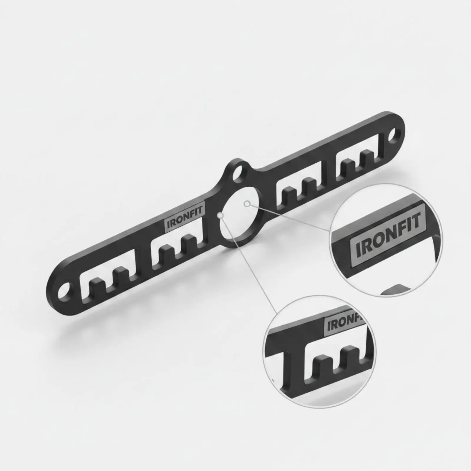 Фото Штанга для тяги вниз (LAT Pull Down Bar) с множеством отверстий и многопозиционной рукояткой для тяги вниз. №3