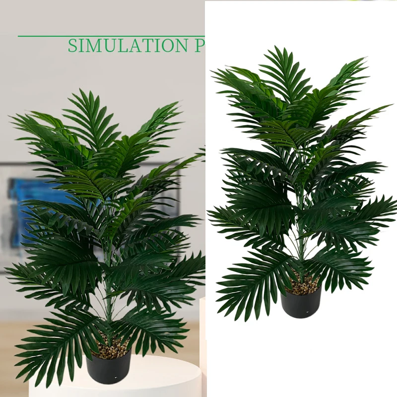 

Artificial Plants Scattered Tail Tropical Palm Tree Leaves Fake Fake Palm Leaf for Weddings Party Home Garden Office Decoration