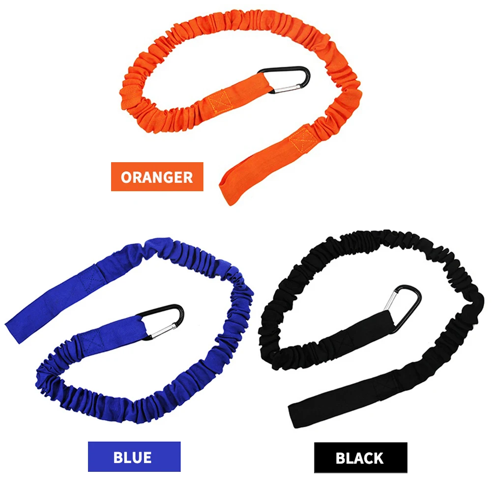 Эластичный поводок для весла каяка с предохранительным крючком привязка удочки