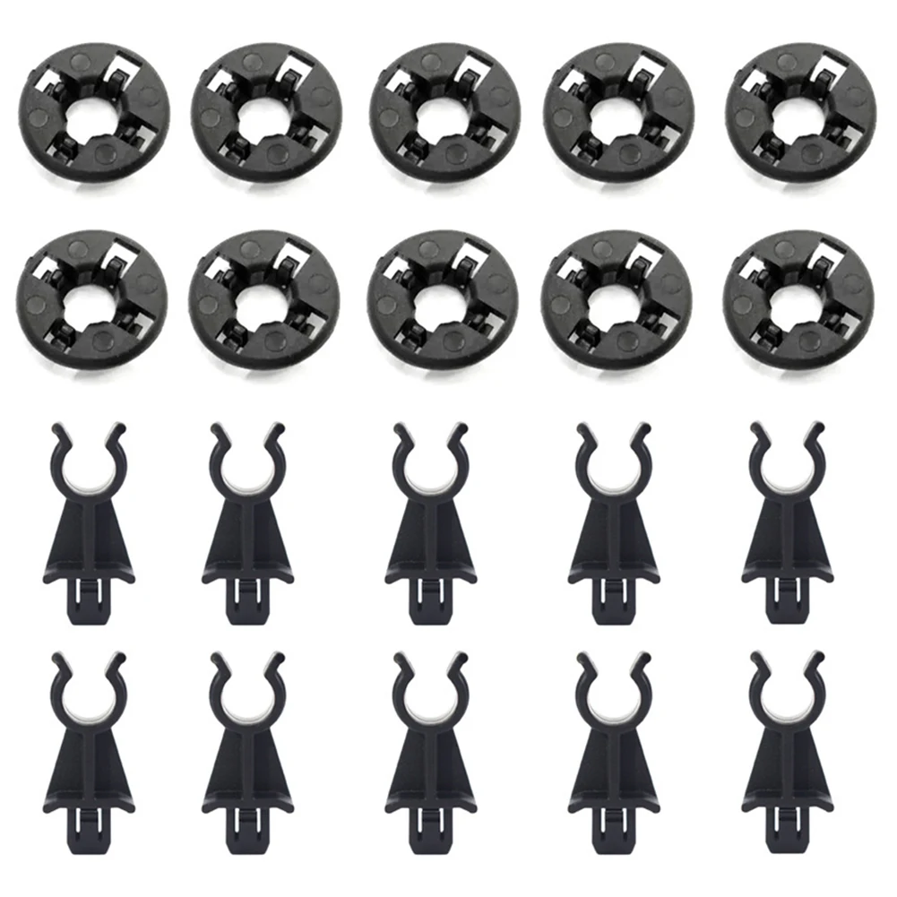 

10PCS Hood Bonnet Support Rod Clamp Clip For Nissan Navara Pathfinder R51 2005-2012 Bonnet Hood Rod Holder Clip