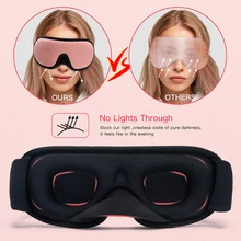 3DSleep 마스크 아이 패치 눈가리개 코 빛 없음 소프트 슬리핑 마스크 여행용 휴식 아이de 이드 통기성, 안티 파즈 파라 도미르 귀마개