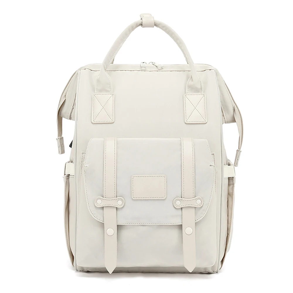 

Baby Nappy Bag Waterproof Storage Handbag Outdoor Travel Women Backpack For Baby Stuff 2 Layer White Mommy Maternity Bag