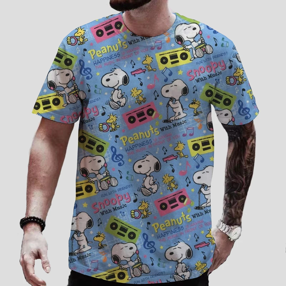 Спортивная женская футболка Snoopy с коротким рукавом