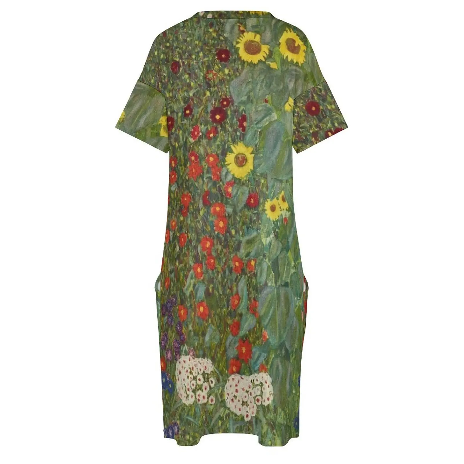 Густав Климт - Фермерский сад с подсолнухами (1907) Свободное платье карманами