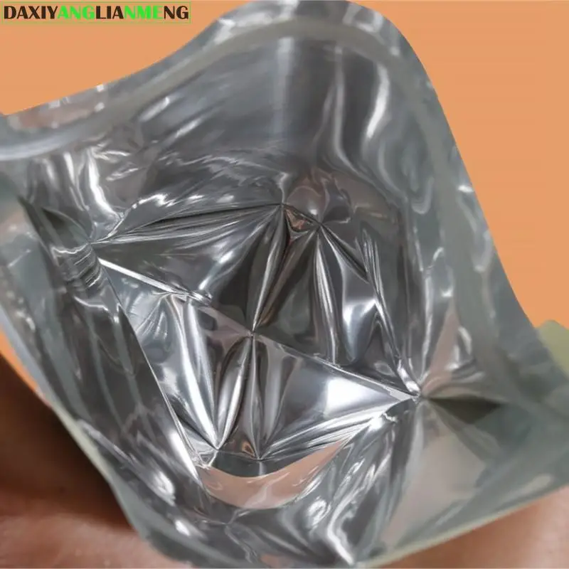 100 шт. мешочки из алюминиевой фольги с застежкой-молнией | Дом и сад