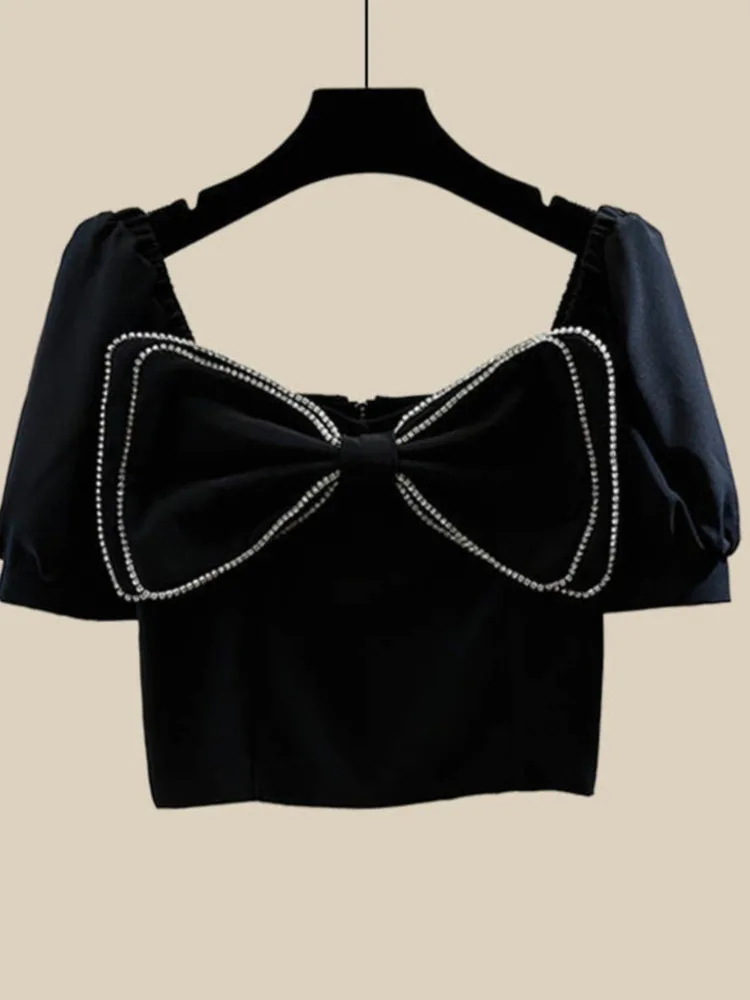 Женский элегантный костюм heeylace французский винтажный летний комплект из двух