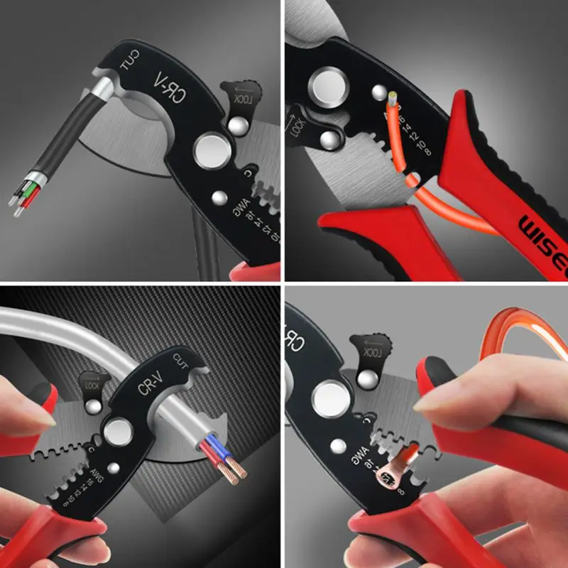 Многофункциональный резак для проводов WISEUP кусачки с диагональными губками и
