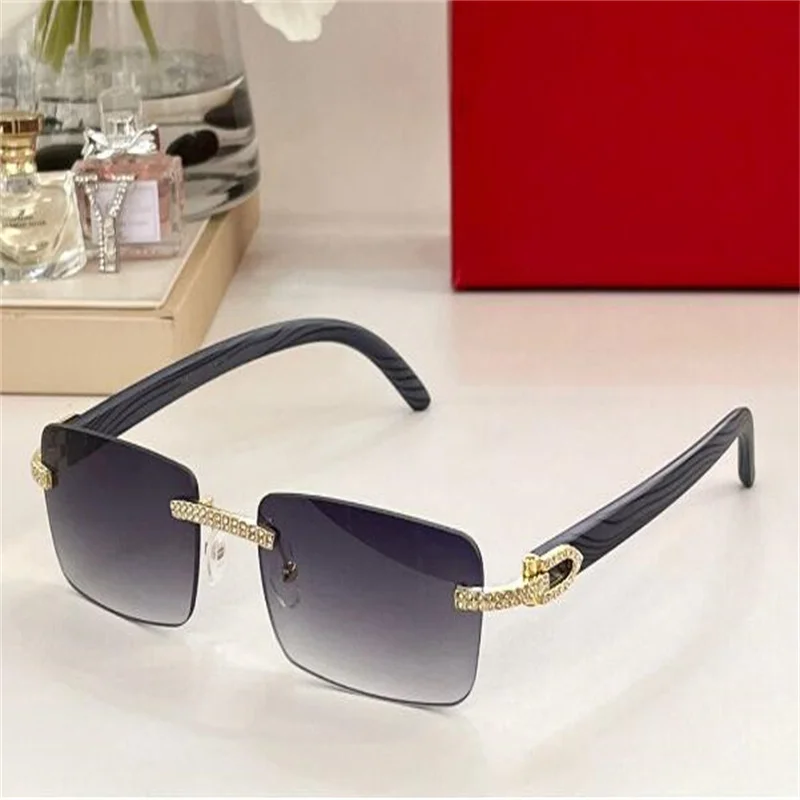 

Funky Sunglasses Designers For Men and Women Summer 0144 Style Anti-Ultraviolet Retro Eyewear Frameless Glasses Random Box