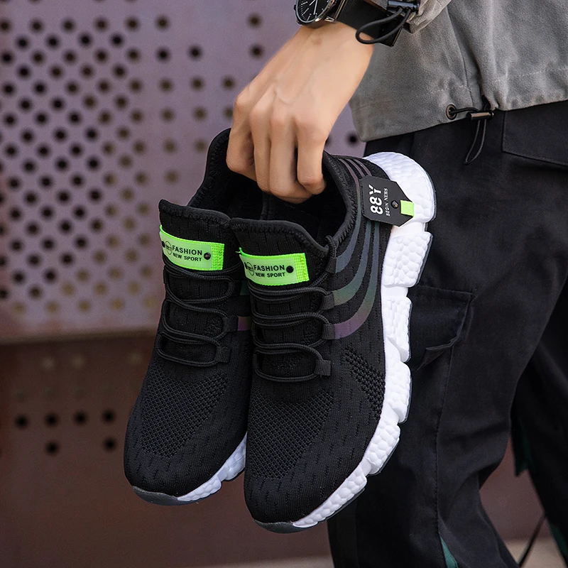 Hot Sale Brand Men Casual Sneakers Promotiom Mesh Breathable Male Jogging Shoes Anti Slip Couple Sneakers Women Athletic Shoes