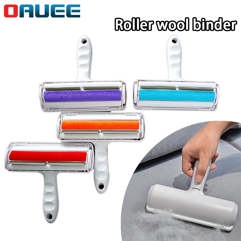 

Pet Hair Remover Roller Brush Hair Dog Hair Cleaner Remove Floating Brush Cleaning Tools Brush Lint Roller with Cleaner Gloves