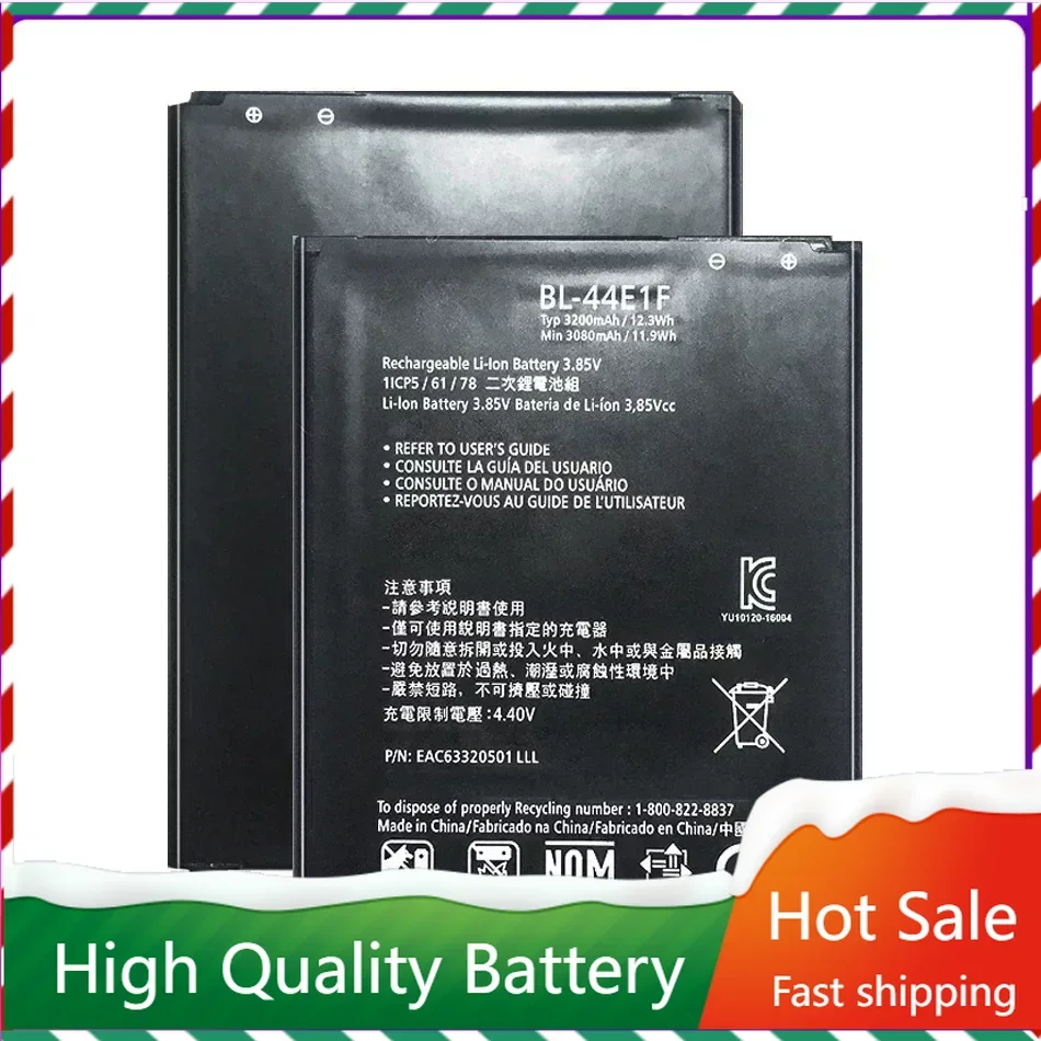 BL-44E1F литий-полимерный аккумулятор емкостью 3200 мАч для LG V20 H990 F800 VS995 US996 LS995 LS997 H990DS