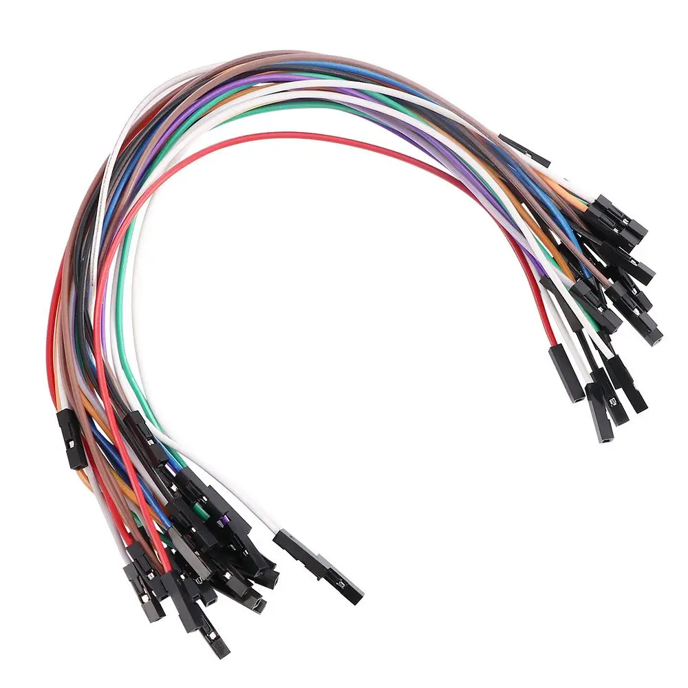 

Female To Female 20cm 2.54mm Male To Female Electronic Kit Connector Jumper Wire Breadboard Dupont Cable