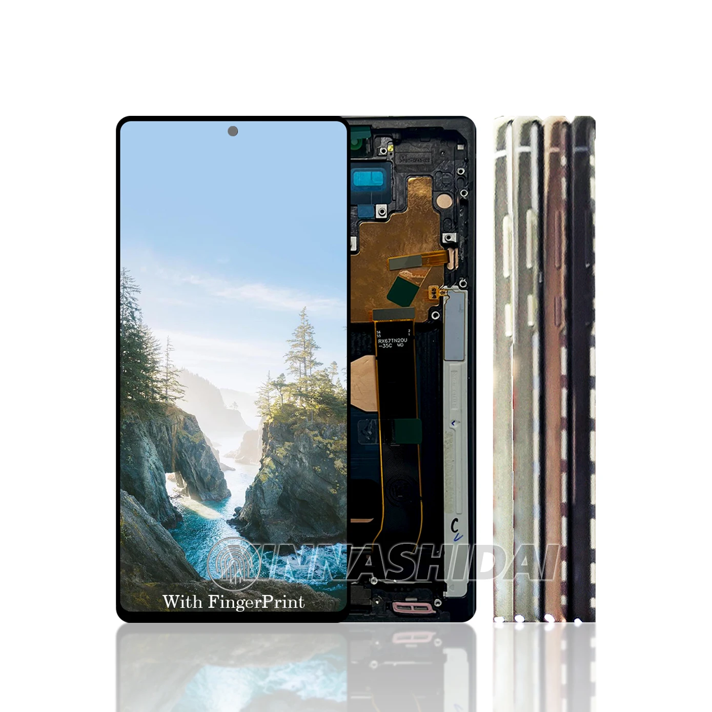 Фото Протестированный 6,9-дюймовый OLED-ЖК-дисплей для Samsung Galaxy Note 20 Ultra N986B N986U N985 N985F SM-N986F ЖК-дисплей с сенсорным экраном №2