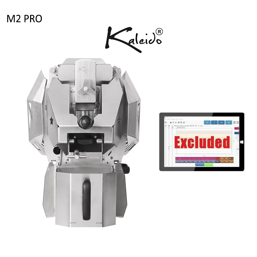Фото Кофемашина KALEIDO Sniper M2 PRO для обжарки кофе 50-400 г, с инфракрасным нагревом и прямым нагревом от углеродного волокна, с функцией горячего воздуха, бесплатная доставка №1