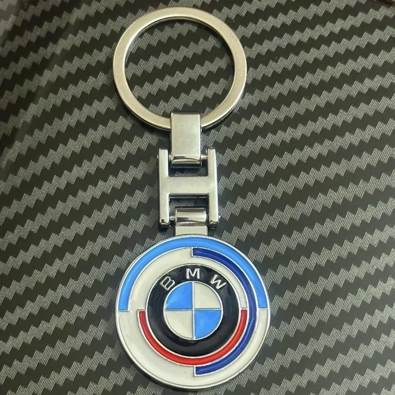 Фото Декоративные элементы интерьера для BMW 2024, новый логотип к 50-летию BMW, эмблема BMW, роскошный брелок для ключей для BMW X1, X2, X3, X4, X5, X6, 3, 5 серии, M2 №5
