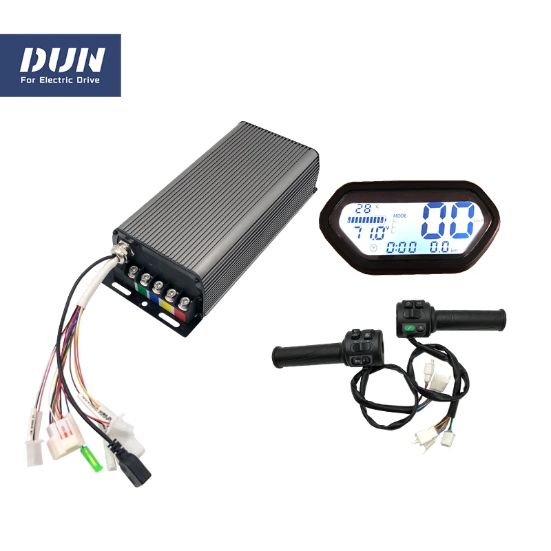 

5KW 96V Sabvoton SVMC96120 V2 E-Scooter Programmable BLDC In-Wheel Spoke Motor Controller with N2 Display and T08 throttle