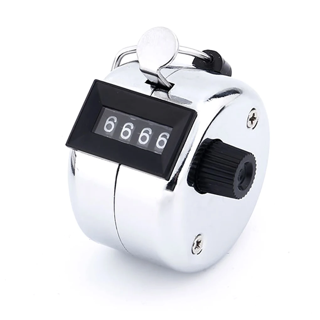 

Pack of 2 Digit Counter with Lanyard Sports Soccer Football Basketball Golf Manual Press Mechanical Number Counting Device