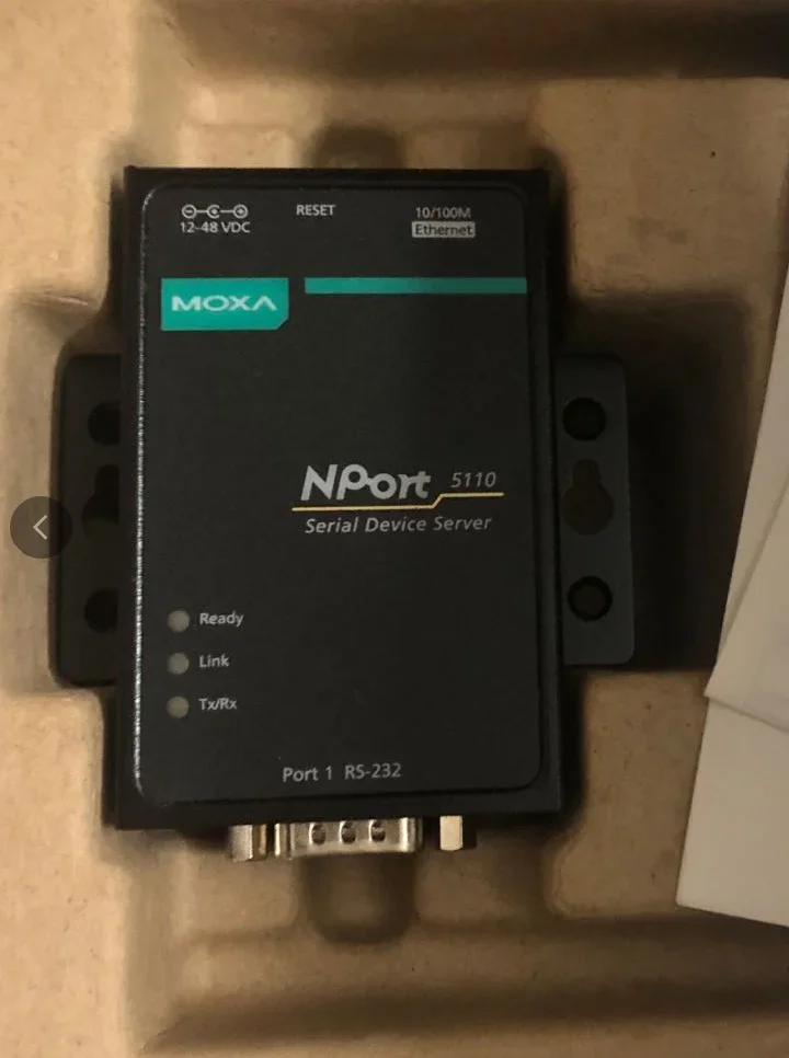 Новый сервер последовательных устройств Moxa NPort 5110A RS-232