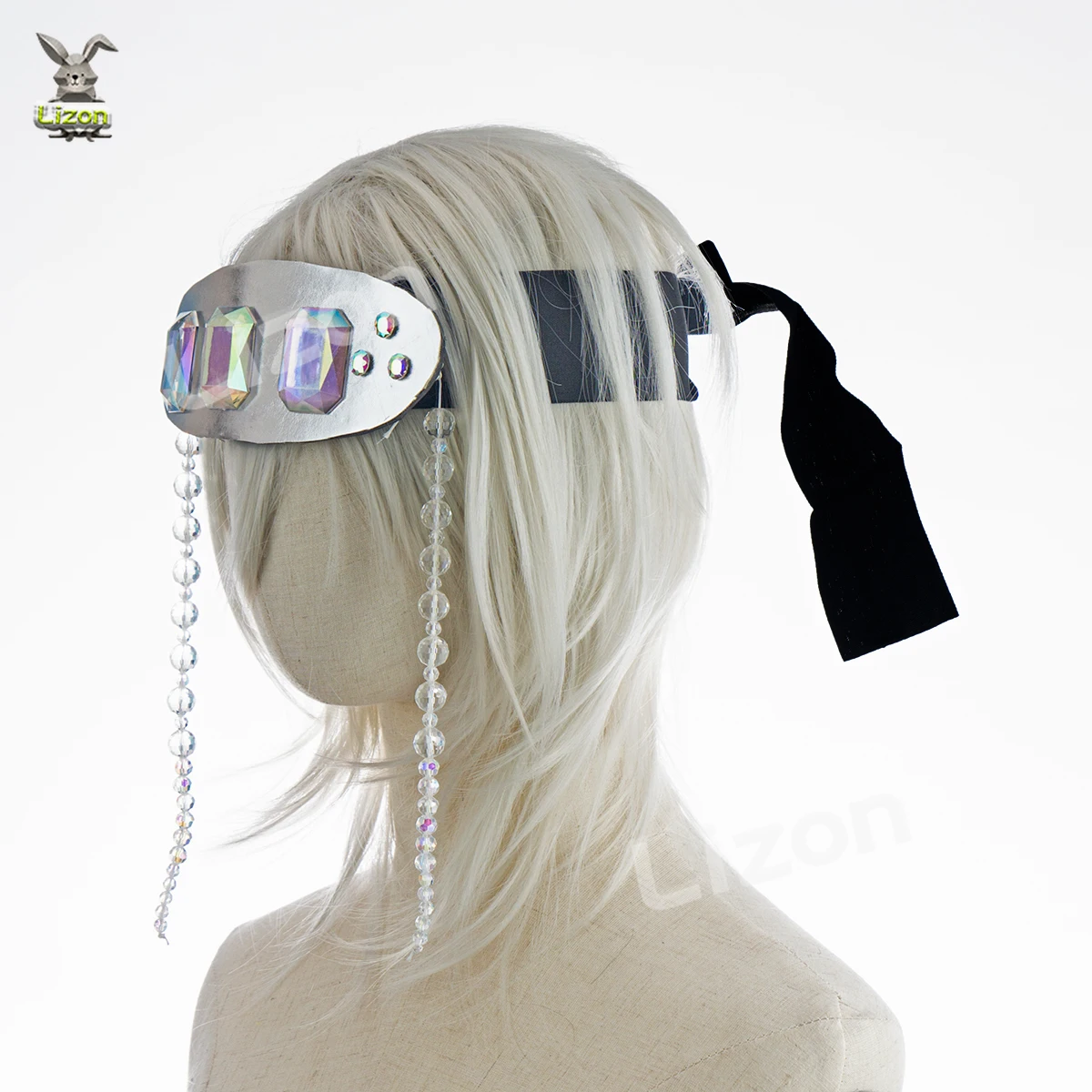 Demon Slayer Kimetsu No Yaiba Uzui Tengen Cosplay Headwear Props Crystal Headband Party | Тематическая одежда и униформа
