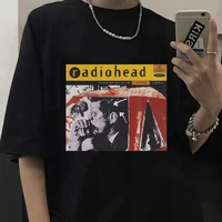 english rock band 1985 radiohead t shirt vintage hip hop unisex music album print t shirts mens short sleeve cotton tee shirt
