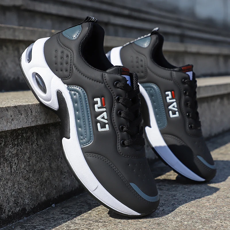 2022 Men Sneakers Air Cushion Outdoor Sports Running Shoes Comfrothable Walking Shoes Lightweight Soft Casual Sneakers for Men