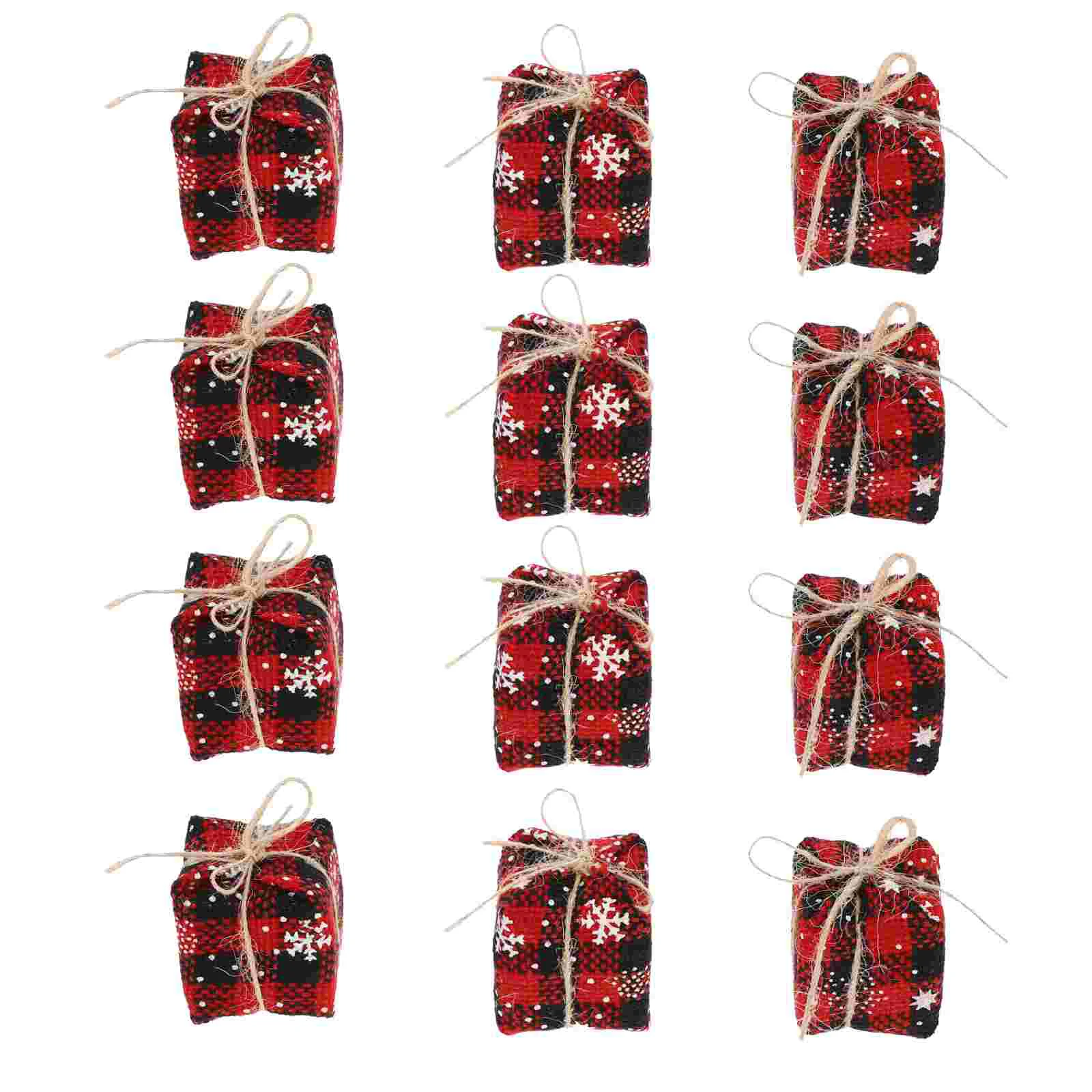 

12pcs Christmas Tree Pendant Sturdy Prime Pendant Decor for Christmas Home