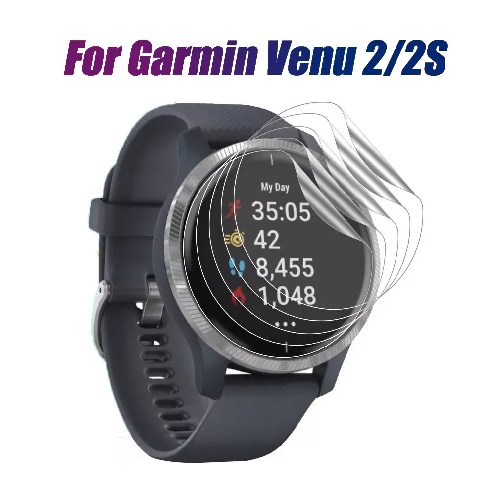 

1/3/5Pcs Hydrogel Film For Garmin Venu 2S Venu 2 Screen Protector Film For venu 2/2S Soft Film Not Glass Smartwatch Protection