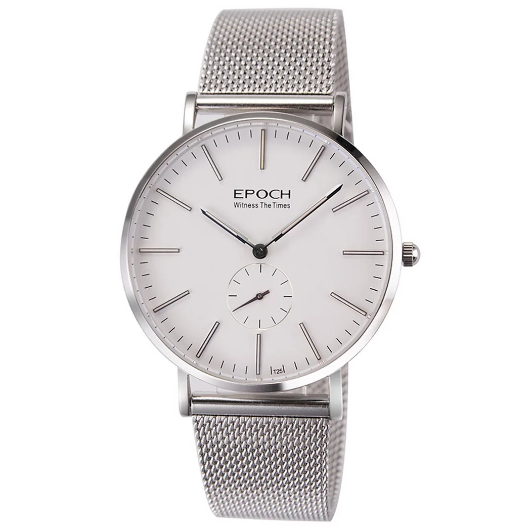 Мужские роскошные часы EPOCH модные 40 мм кварцевые наручные светящиеся 50 м