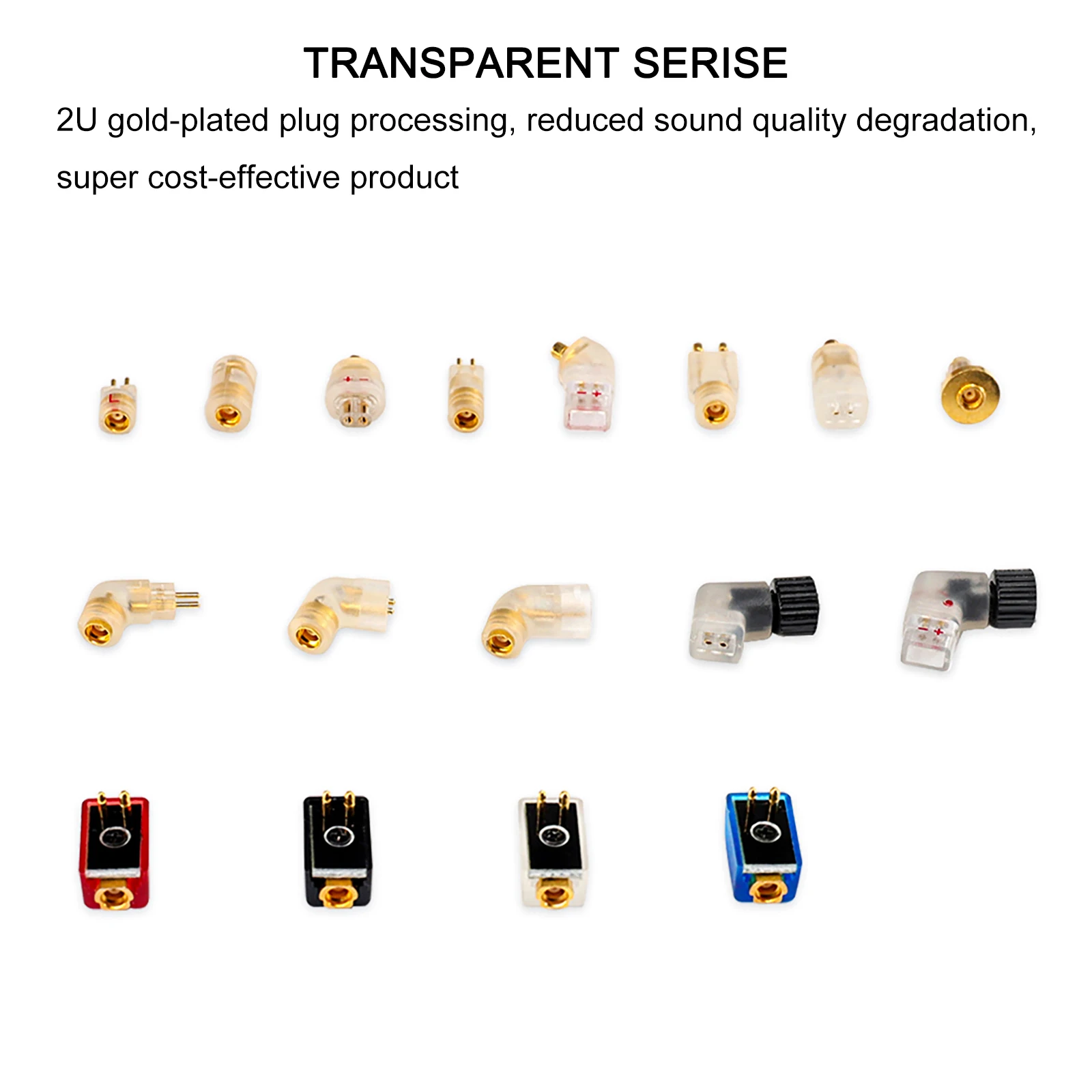 1 Pair 3.5mm to MMCX Adapter/ 3.5mm to 0.78mm Adapter for OKCSC M1 M2 ZX-1 WTD-3 Headphones Conversion Pin Connector