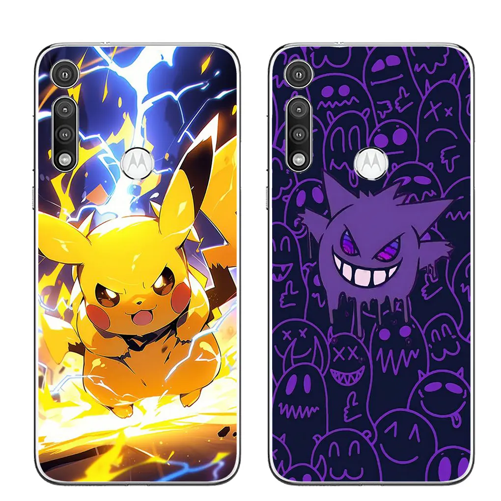 Чехол P-Pokemons Gengar GO P-Pikachus для Samsung Galaxy A04 A05 A06 A14 A15 A16 A23 A34 A35 A54 A55 M23 M33 M52 M53 M31 M51 M21